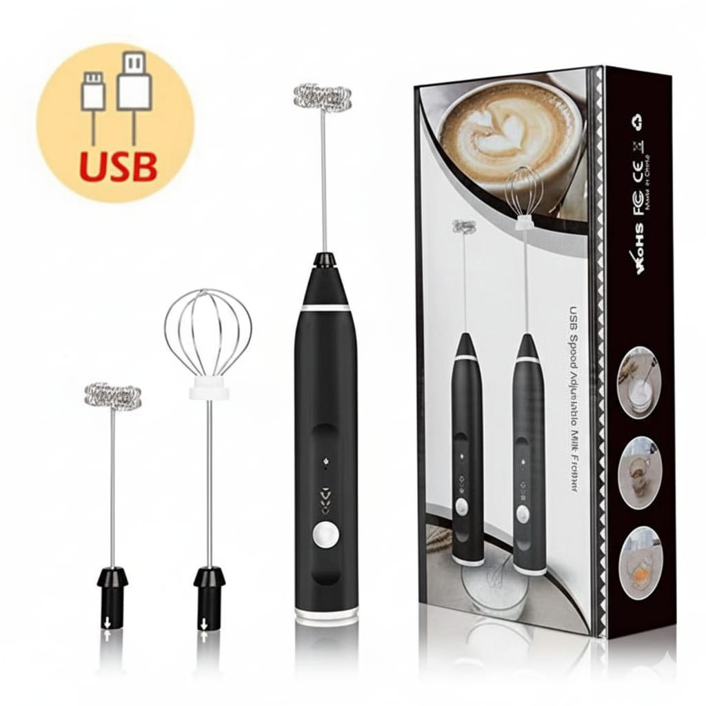 Rechargeable Coffee Beater Big Box Edition electric frother and mixe